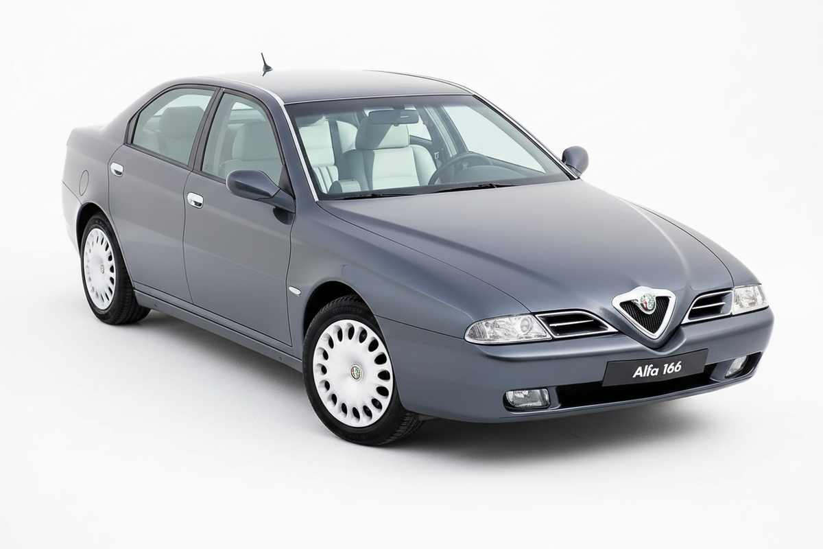 Alfa Romeo 166 sfondo bianco